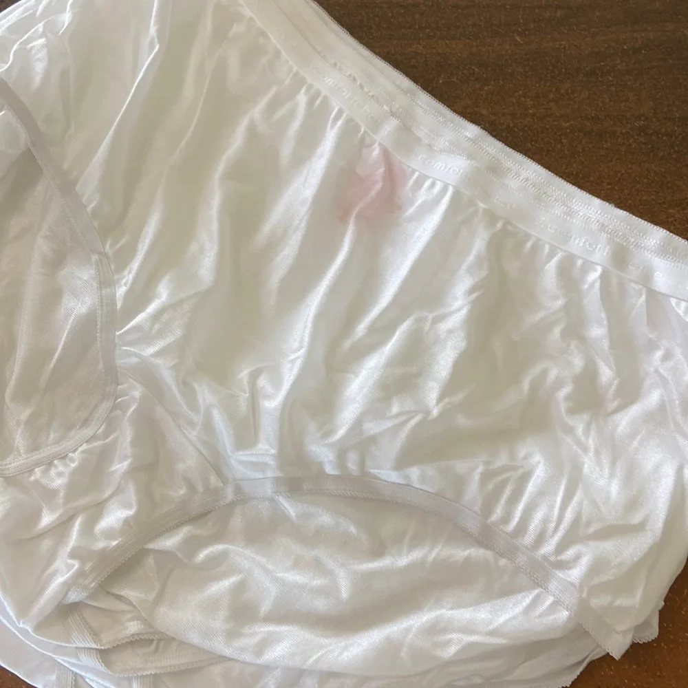 New 9pk Nylon Silky brief Panties size 11 Comfort Choice Woman Within 3x 4x